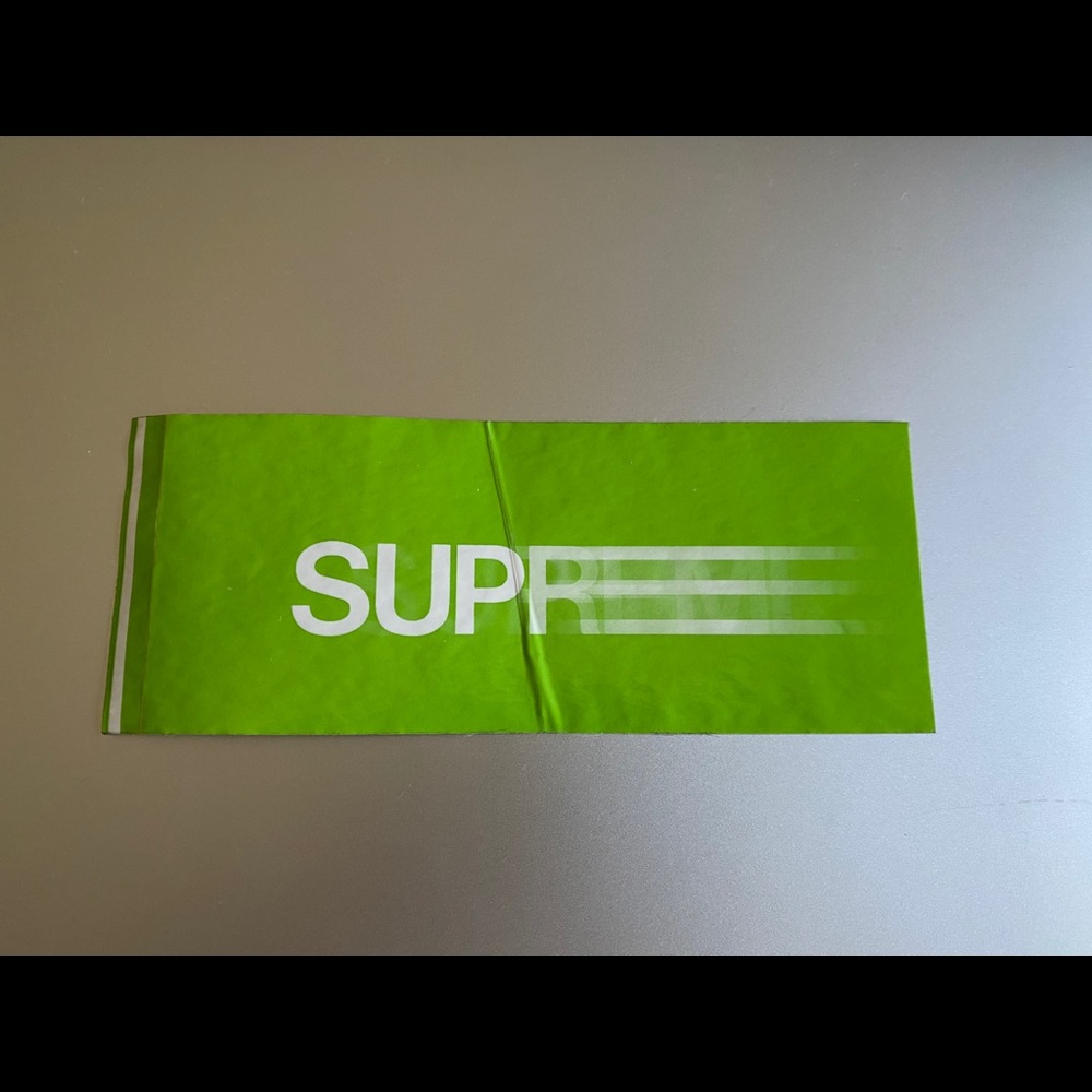 Vintage Supreme Motion Sticker